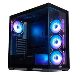 UGD Mystery SV13 ATX, providna stranica, ugradjena 4xRGB kulera, Crno Kućište