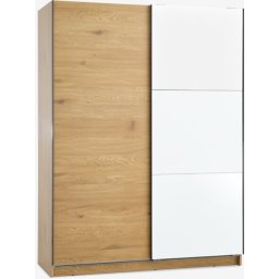 Ormar 150x200 ogledalo/top.hrast