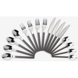 Set pribora za jelo tamno braon 16kom/p