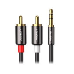 Kabl 3.5mm ST M-2xRCA M 5.0m ALU