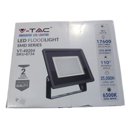 LED REFLEKTOR 200W SMD 6500K 17600Lm, 400x33x333mm, 3KG, VT6734