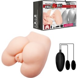 Realistična vibro vagina Crazy Bull Vibro Us