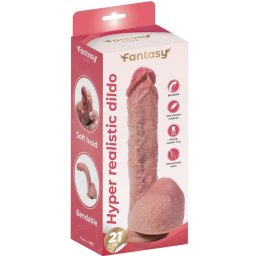 Savitljivi silikonski dildo Hyper Realistic 21 cm