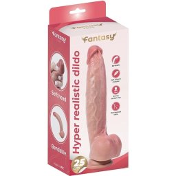 Savitljivi silikonski dildo Hyper Realistic 25 cm