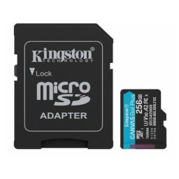 Kingston SDCG4/256GB/Canvas Go! Plus/microSD/200/160MB/s/+adapter ( SDCG4/256GB )