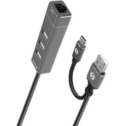 Slink 28426 sw-u222 tip c,usb 2.0-lan adapter ( 21319 )