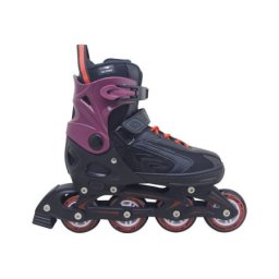 Roler pw126b-10 black/warm red alu s(33-36) abec5 pu action 2021 ( 3090234 )