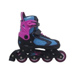 Roler pw126b-10 black/tirq/purple xs(29-32) pvc abec5 pu action 2021 ( 3090062 )
