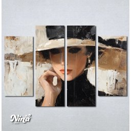 Slike na platnu Skriveni pogled Nina688_4