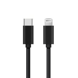 Usb data kabal pd za iphone type c na lightning 3a crni 1m ( U1955 )