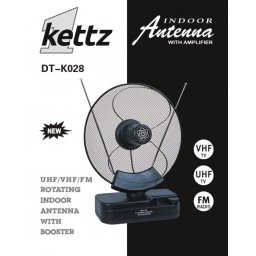 Sobna TV/FM antena Kettz DT-K028 + pojačivač ( 00K028 )