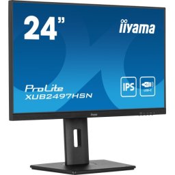 Iiyama 24" xub2497hsn-b1 1920 x 1080 100hz, 1ms, usb hub type c 65w, rj45 ( 6060 )
