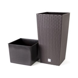 Saksija Ratan sa uloškom 27x27x50 cm ( 17456 )