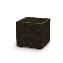 Saksija Madera 30x30cm Eco sa točkom - crna kafa 4625W ( 19948 )