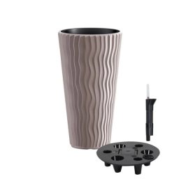 Saksija Talasasta visoka 35x60 cm sa vodomerom - capuccino 7529U ( 19982 )