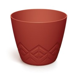 Saksija Areco 18cm - retro crvena 3517U ( 19935 )