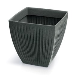Saksija Latia kvadratna standard 30cm - granit intenziv 462GR ( 20094 )