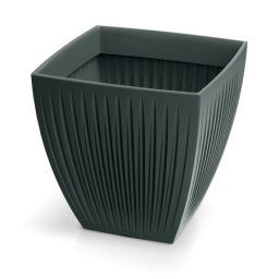 Saksija Latia kvadratna standard 40cm - antracit kamen 466R ( 20099 )