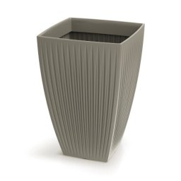 Saksija Latia kvadratna visoka 40cm - moka kamen 247R ( 20101 )