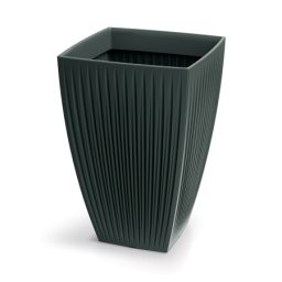 Saksija Latia kvadratna visoka 40cm - antracit kamen 466R ( 20102 )
