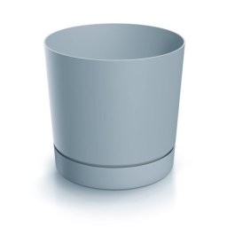 Saksija Tubo P 30 cm sa podmetačem - svetlo siva 443U ( 19494 )