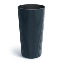 Saksija Lamia visoka 25cm sa uloškom - antracit S433 ( 20007 )