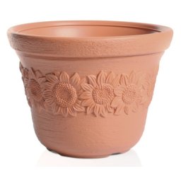 Saksija Sunny 30cm terakota ( 17837 )
