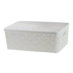 Korpa čipkasta 39x27x14cm sa poklopcem ( 18582 )