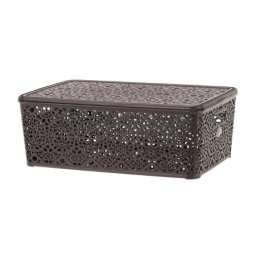 Korpa čipkasta 39x27x14cm sa poklopcem ( 18586 )