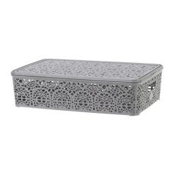 Korpa čipkasta 39x27x10cm sa poklopcem ( 18590 )