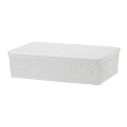 Korpa čipkasta 39x27x10cm sa poklopcem ( 18587 )