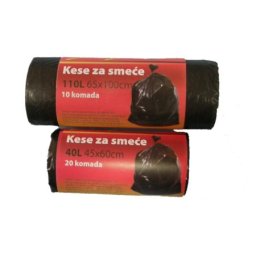 Džak za smeće tanji 120L 10/1 crne ( 14354 )