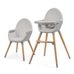 KINDERKRAFT STOLICA ZA HRANJENJE 2U1 FINI2 GREY