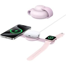 Power Bank Anker MagGo 3-in-1 Foldable Pink