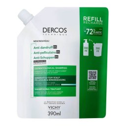 VICHY DERCOS ANTI-DANDRUFF DS Šampon protiv peruti za normalnu do masnu kosu dopuna 390ml