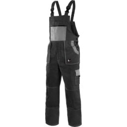 Canis Radne pantalone na tregere luxy robin crno-sive vel.58 ( 55196 )