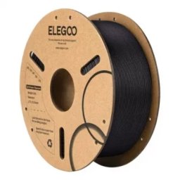 Elegoo PLA-CF 1.75mm Carbon Fiber Black 1kg-Paper Plate ( 072681 )