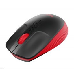 Logitech M190 full size wireless mouse red