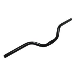 Volan čelični 22.2/25.4x600 mm, rise 70 mm 15 deg crni ( 210170 )