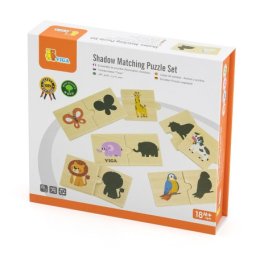Viga puzzle životinje i njihove siluete ( 1041876 )