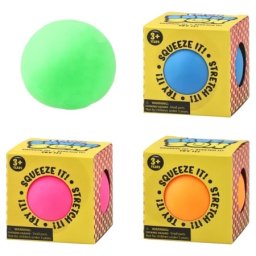 Ozzo squeezy stressball gumena igračka lopta 65cm miks ( 894380 )