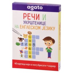 Agato smart kid kartice sa rečima na engleskom 40 kartica 8 - 9 godina ( 718581 )
