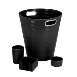 Office set kancelarijski set crna pvc 4k ( 460954 )