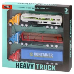Ozzo heavy truck igračka kamion set od tri ( 862100 )