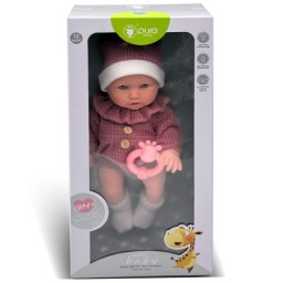 Lutka beba 30 cm sa roze kapom ( 1042298 )
