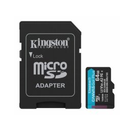 Kingston SDCG4/64GB/Canvas Go! Plus/microSD/200/100MB/s/+adapter ( SDCG4/64GB )