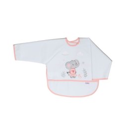 Portikla nepromočiva s rukavima slon bela ( BD1574B )