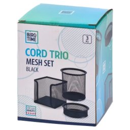 Biro Time cord trio žičani set 3k crna ( 482052 )