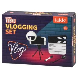 Takk offi yobro držač za telefon sa led svetlom vlogging set ( 701543 )