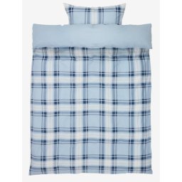 Posteljina flanel 140x200 plava DS